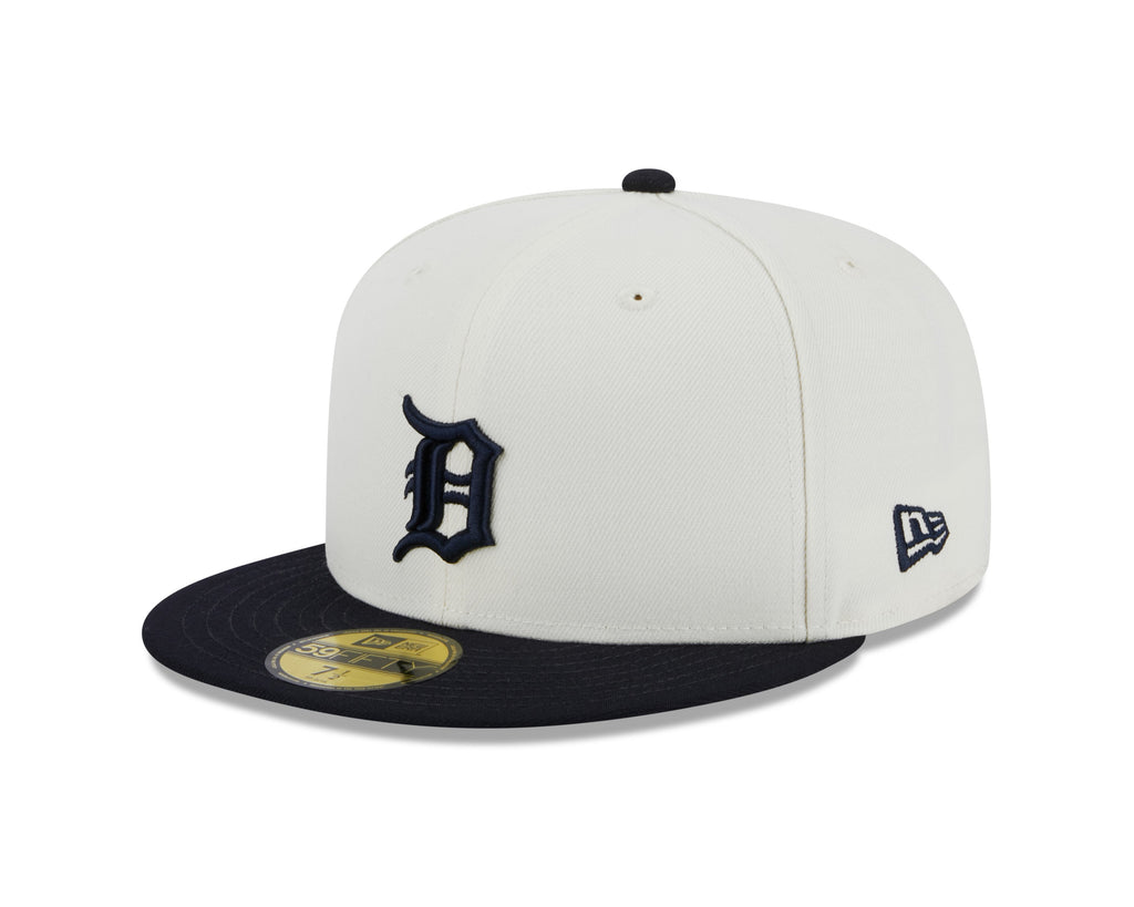 Detroit Tigers 1984 World Series Cream/Navy New Era Retro 59FIFTY Fitted Hat product image 3, provided for visual reference