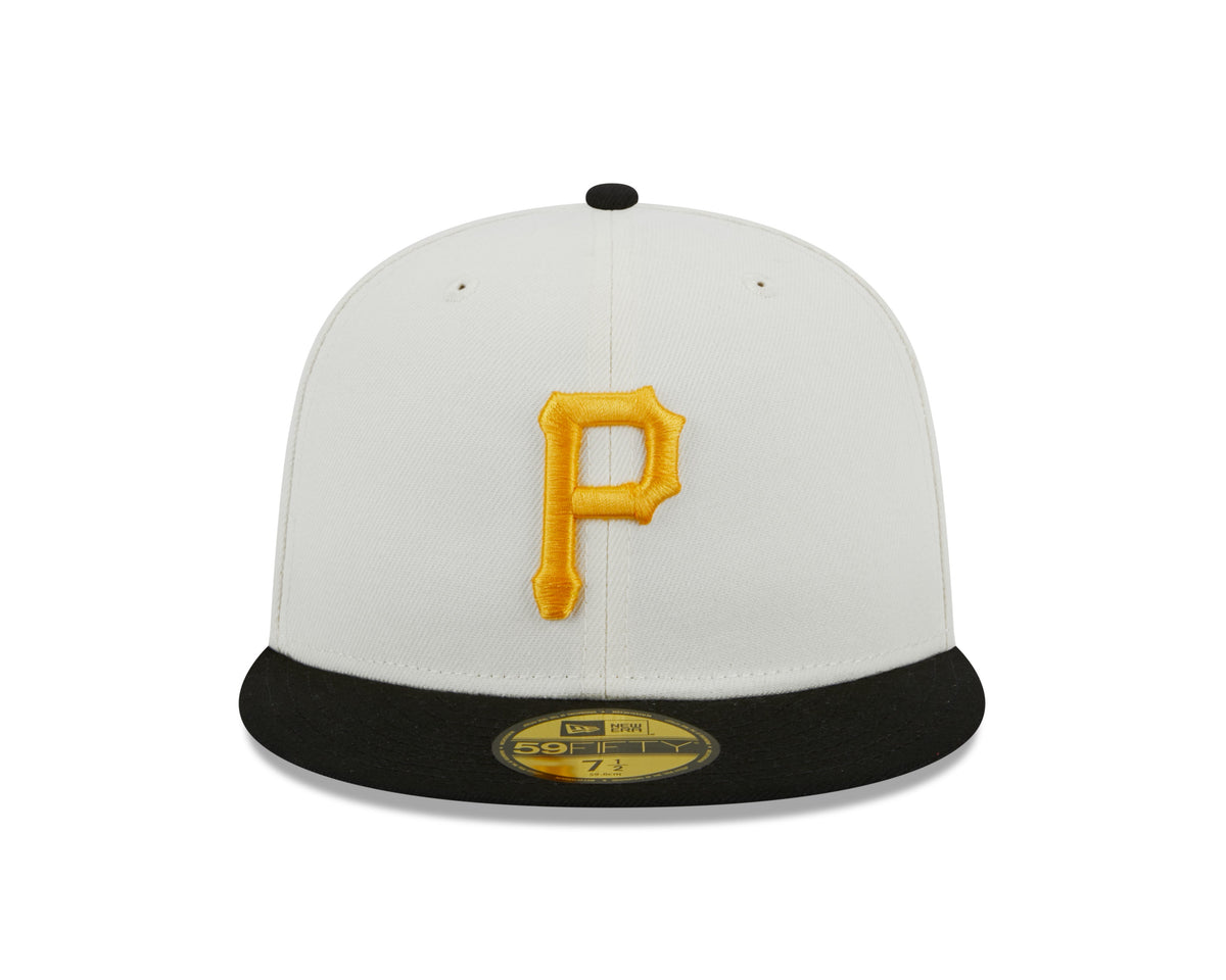 Pittsburgh Pirates 76th World Series Cream/Black New Era Retro 59FIFTY Fitted Hat product image 2, provided for visual