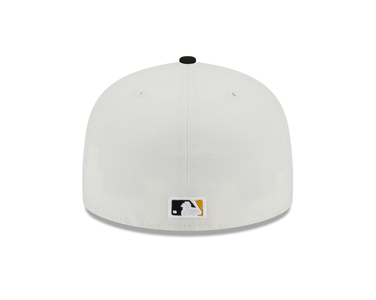 Pittsburgh Pirates 76th World Series Cream/Black New Era Retro 59FIFTY Fitted Hat product image 6, provided for visual