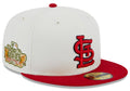 St. Louis Cardinals 2011 World Series Cream/Red New Era Retro 59FIFTY Fitted Hat product image 1, provided for visual