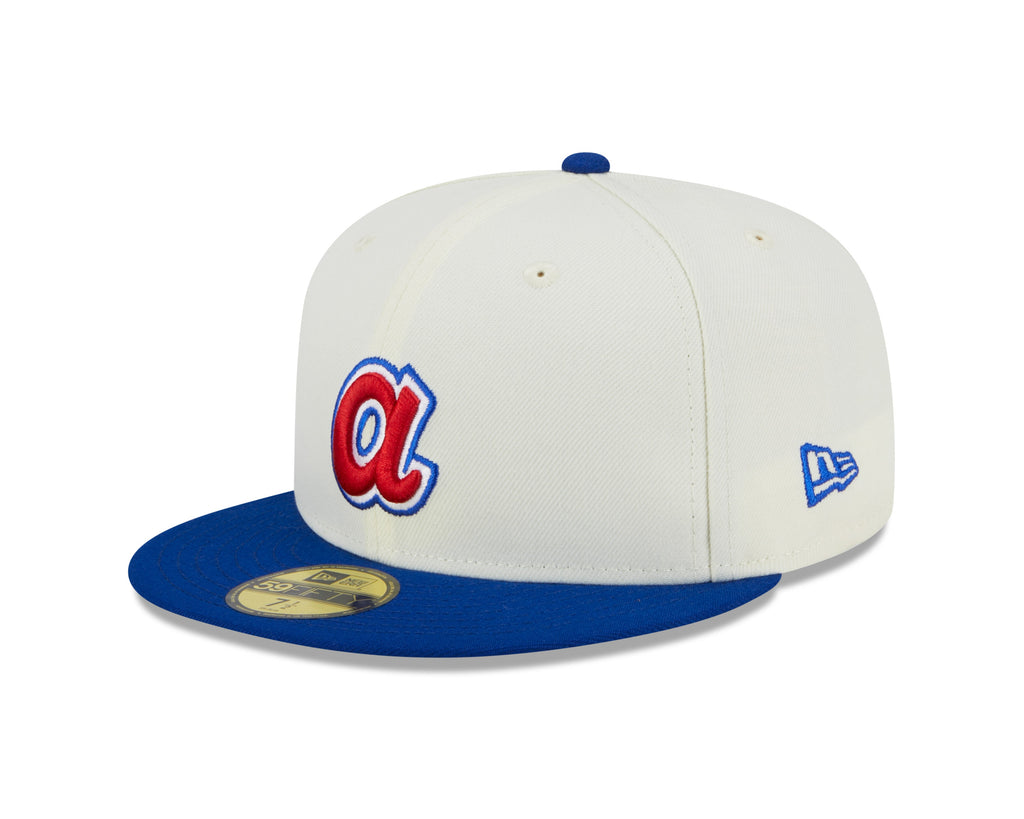 Atlanta Braves 2000 All Star Game Cream/Royal New Era Retro 59FIFTY Fitted Hat product image 3, provided for visual