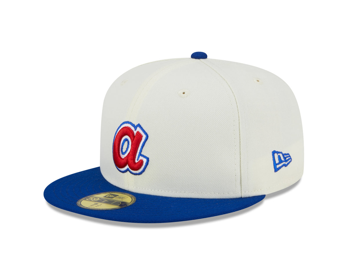 Atlanta Braves 2000 All Star Game Cream/Royal New Era Retro 59FIFTY Fitted Hat product image 3, provided for visual