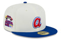 Atlanta Braves 2000 All Star Game Cream/Royal New Era Retro 59FIFTY Fitted Hat product image 1, provided for visual