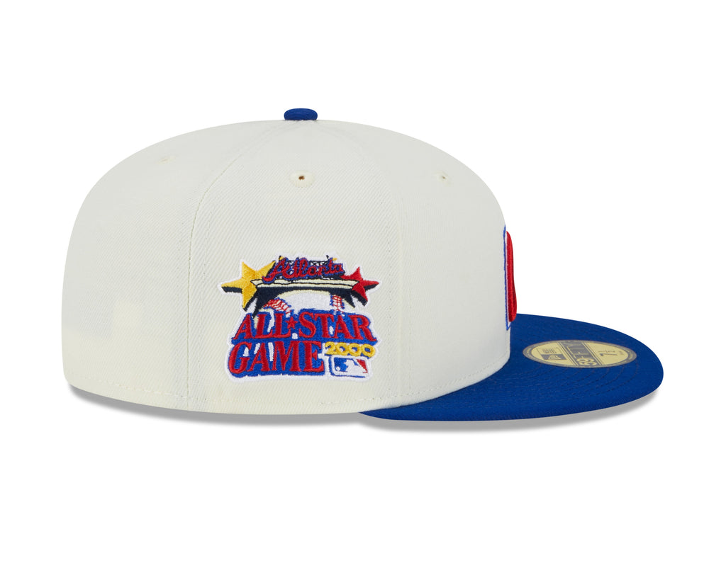 Atlanta Braves 2000 All Star Game Cream/Royal New Era Retro 59FIFTY Fitted Hat product image 4, provided for visual
