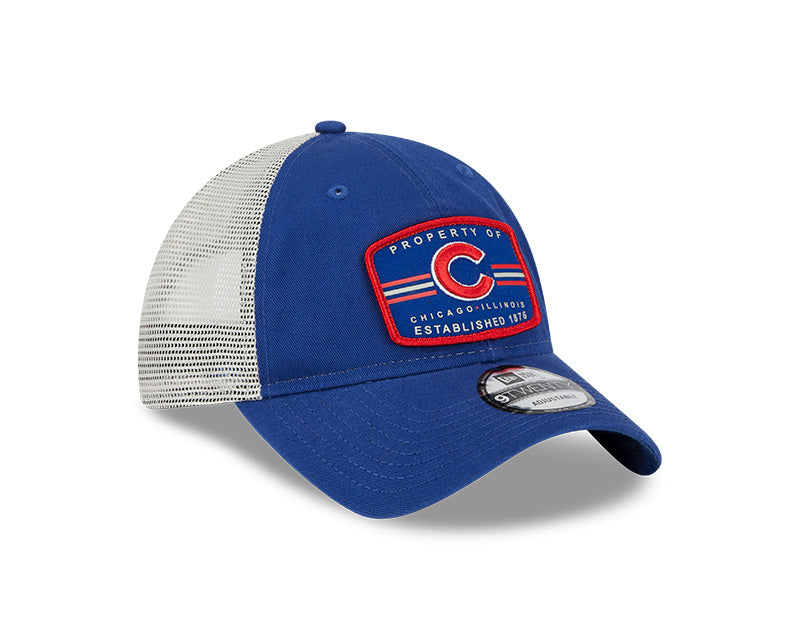 Chicago Cubs Royal Property 9TWENTY Adjustable Mesh Hat By New Era for Men product image 3, provided for visual reference
