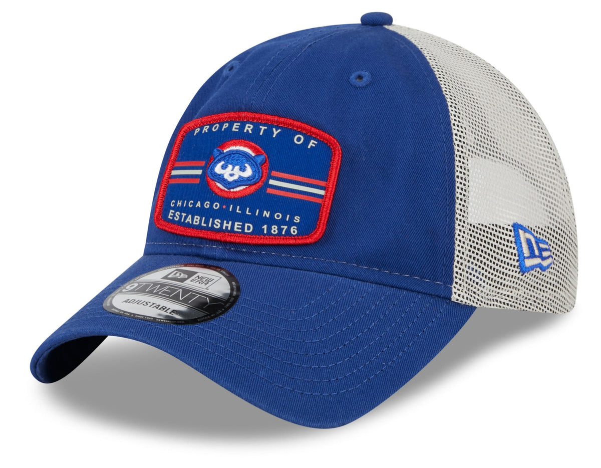 Chicago Cubs Cooperstown Royal Property 9TWENTY Adjustable Mesh Hat By New Era for Men product image 1, provided for visual