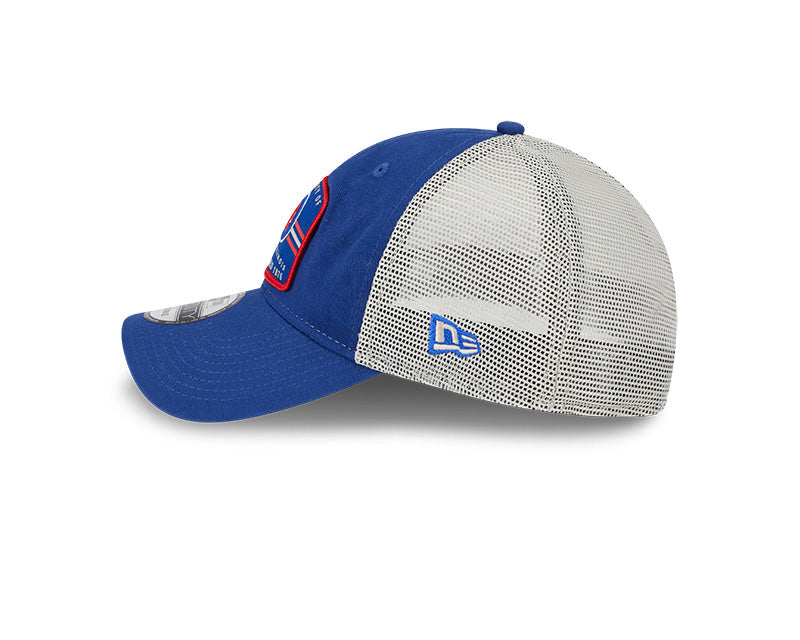 Chicago Cubs Bullseye Royal Property 9TWENTY Adjustable Mesh Hat By New Era for Men product image 5, provided for visual