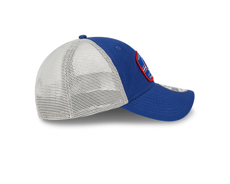 Chicago Cubs Bullseye Royal Property 9TWENTY Adjustable Mesh Hat By New Era for Men product image 4, provided for visual