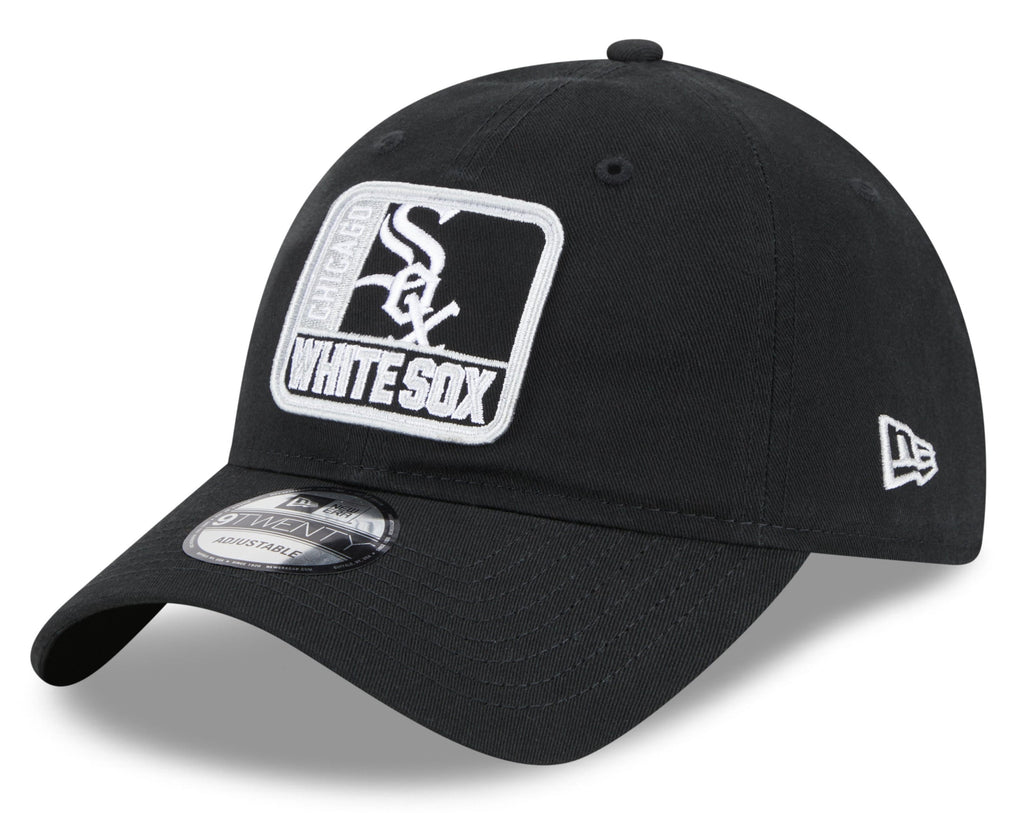Chicago White Sox New Era Logo Mix 9TWENTY Adjustable Hat - Black product image 1, provided for visual reference and product