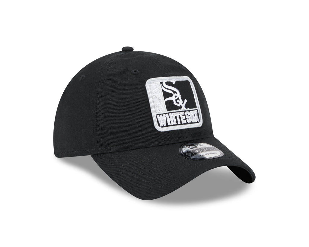 Chicago White Sox New Era Logo Mix 9TWENTY Adjustable Hat - Black product image 3, provided for visual reference and product