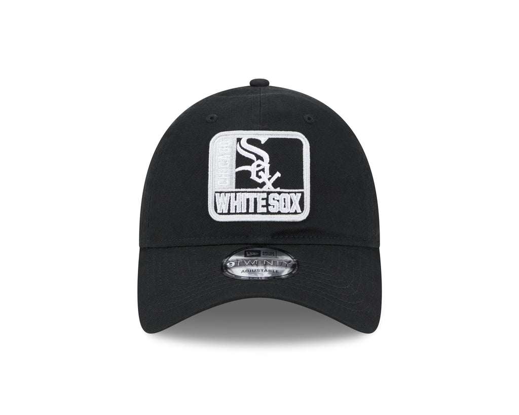 Chicago White Sox New Era Logo Mix 9TWENTY Adjustable Hat - Black product image 2, provided for visual reference and product
