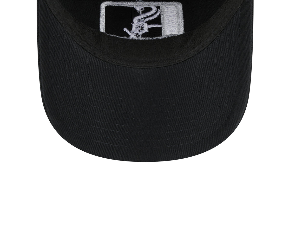 Chicago White Sox New Era Logo Mix 9TWENTY Adjustable Hat - Black product image 7, provided for visual reference and product