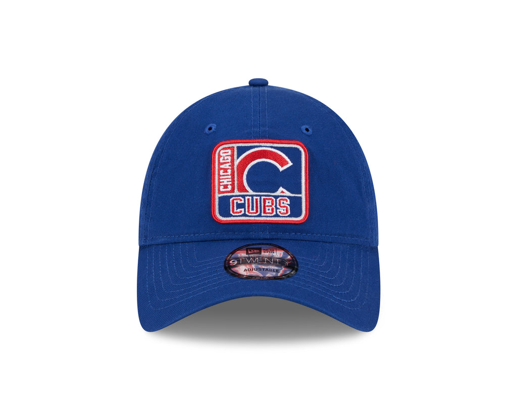 Chicago Cubs New Era Logo Mix 9TWENTY Adjustable Hat - Royal product image 2, provided for visual reference and product