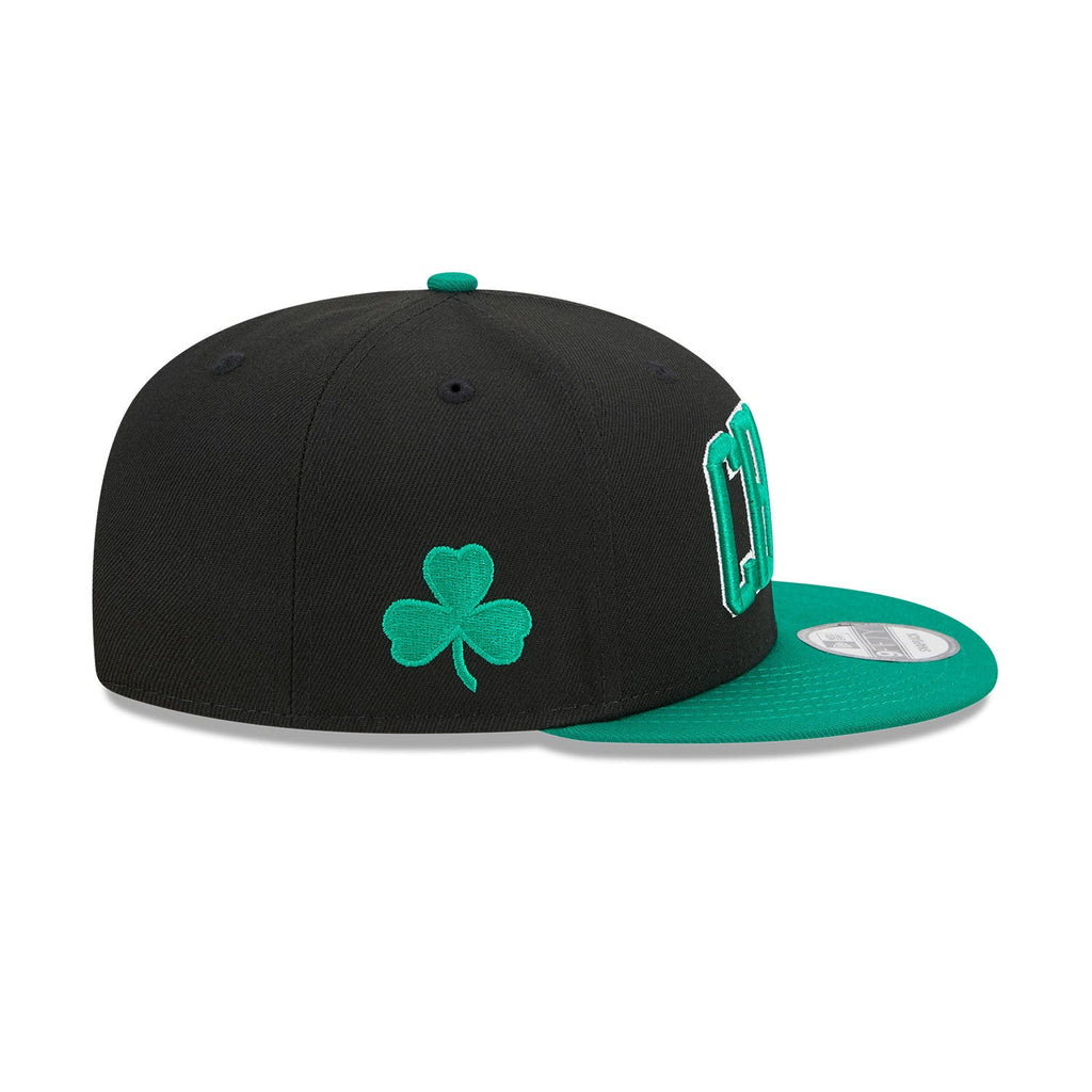 Boston Celtics New Era 2024 Black Statement Edition 9FIFTY Adjustable Hat product image 5, provided for visual reference and