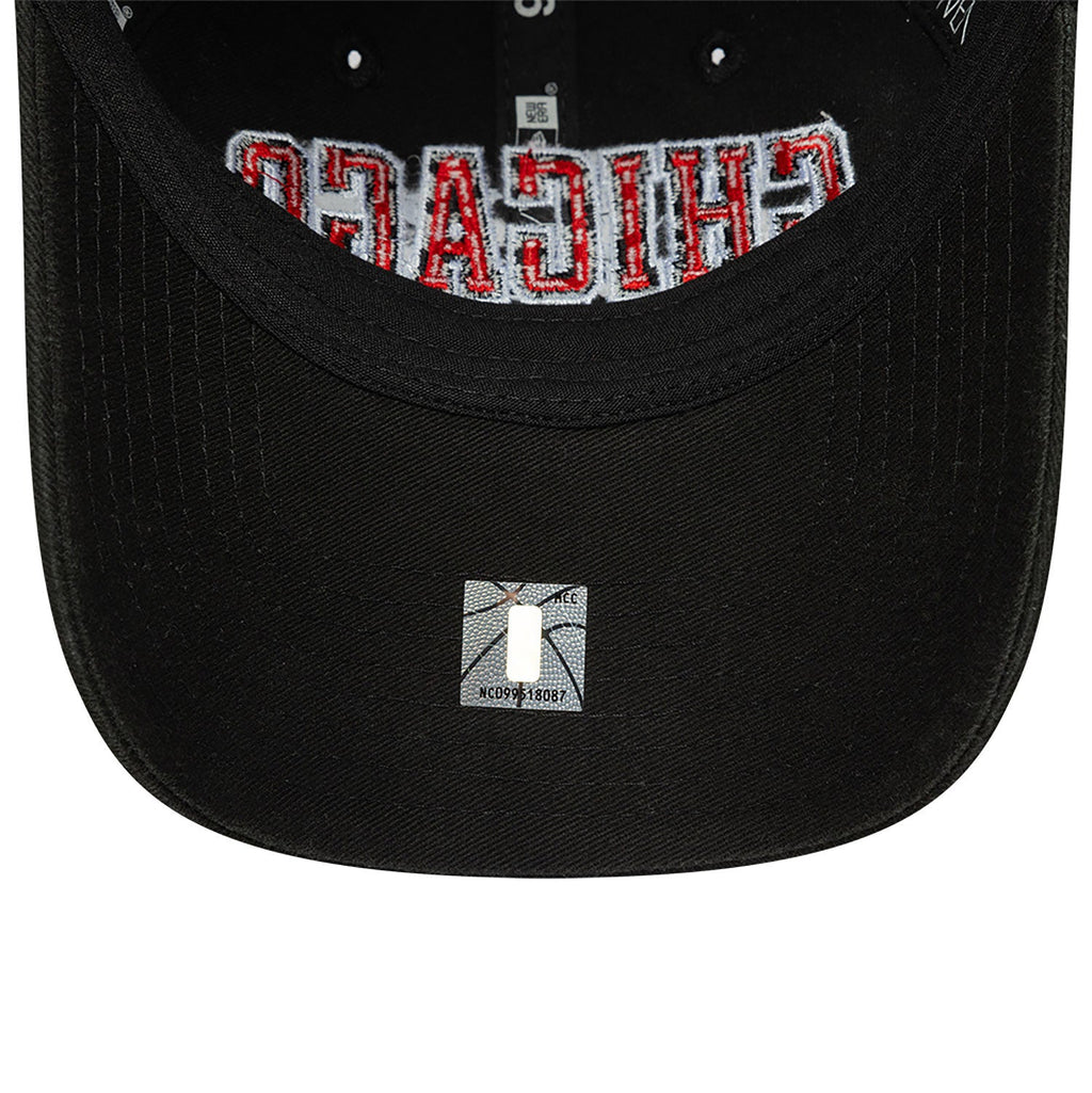 Chicago Bulls NBA Black New Era Statement Edition 9TWENTY Adjustable Hat product image 7, provided for visual reference and