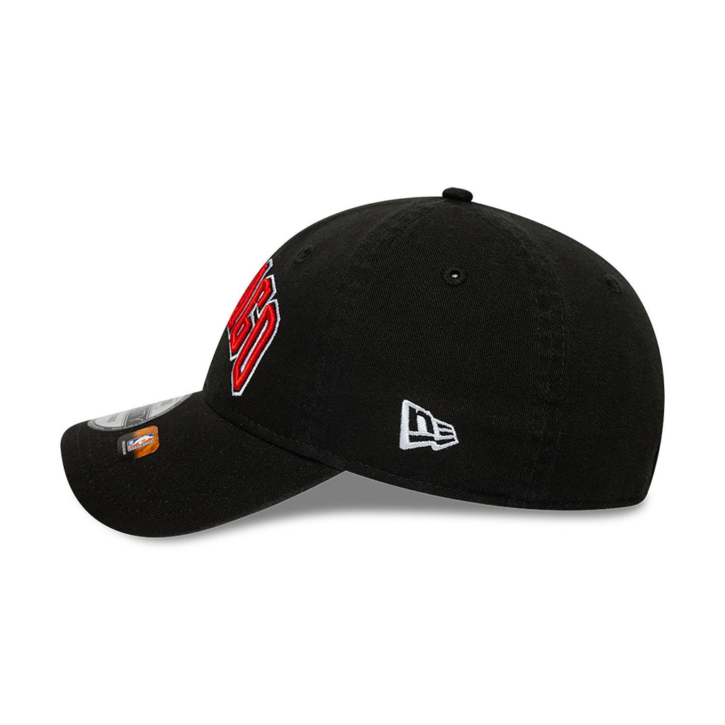 Chicago Bulls NBA Black New Era Statement Edition 9TWENTY Adjustable Hat product image 4, provided for visual reference and