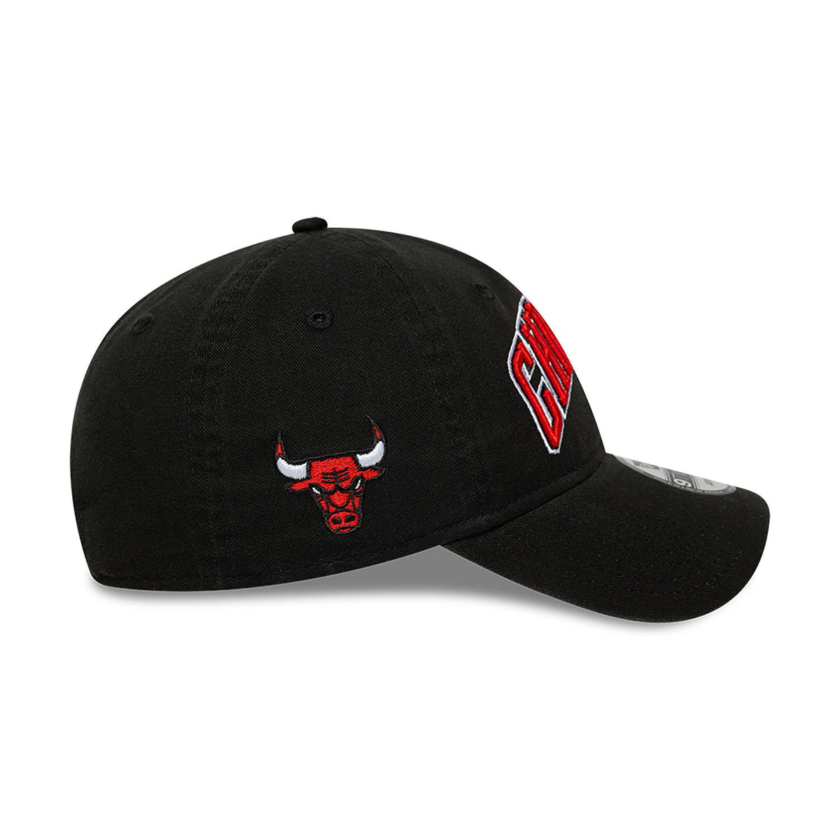 Chicago Bulls NBA Black New Era Statement Edition 9TWENTY Adjustable Hat product image 6, provided for visual reference and