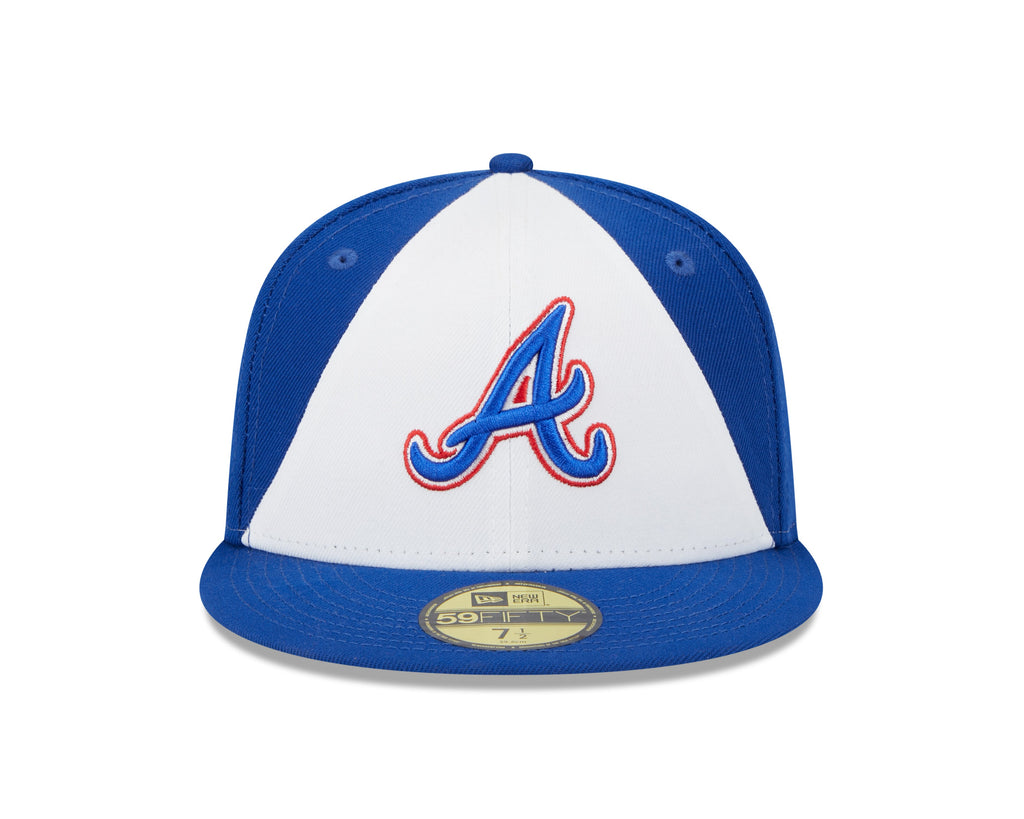 Atlanta Braves City Connect Royal/White New Era 59FIFTY Fitted Hat product image 2, provided for visual reference and