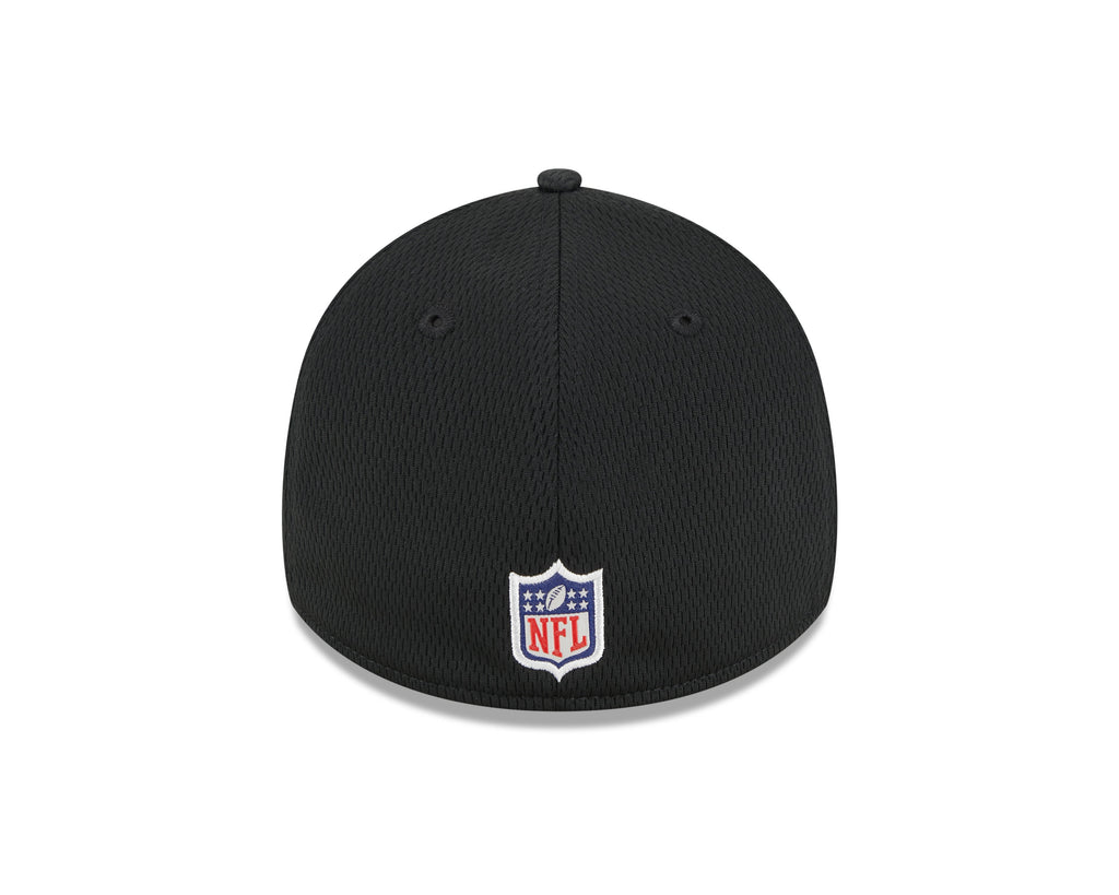 Pittsburgh Steelers New Era NFL 2023 Training Camp Black Primary Logo 39THIRTY Flex Fit Hat for Men product image 6,