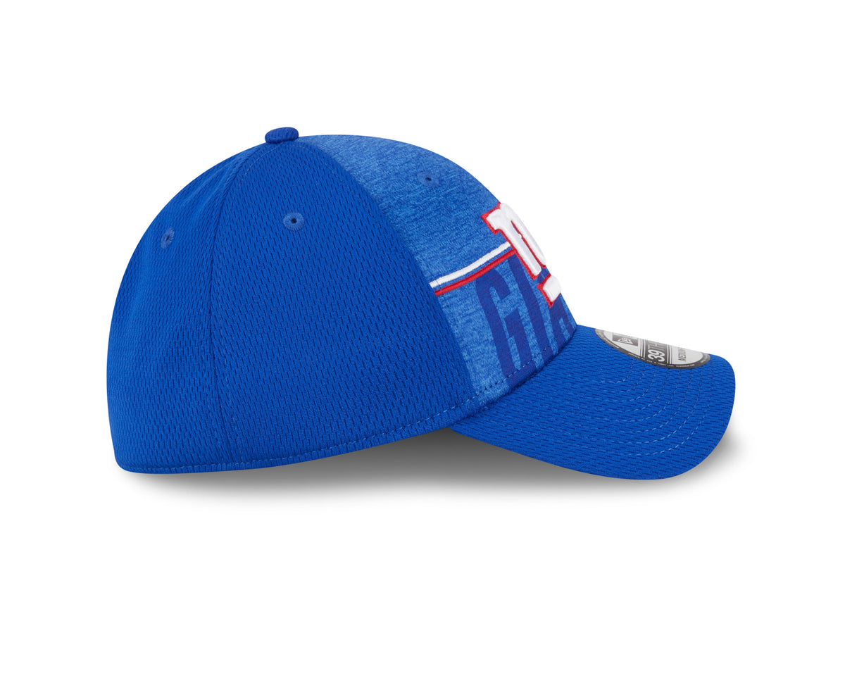 New York Giants New Era NFL 2023 Training Camp Royal Primary Logo 39THIRTY Flex Fit Hat for Men product image 6, provided