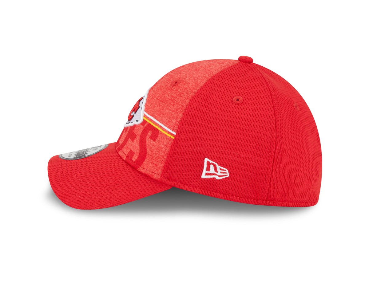 Kansas City Chiefs New Era NFL 2023 Training Camp Red Primary Logo 39THIRTY Flex Fit Hat for Men product image 4, provided