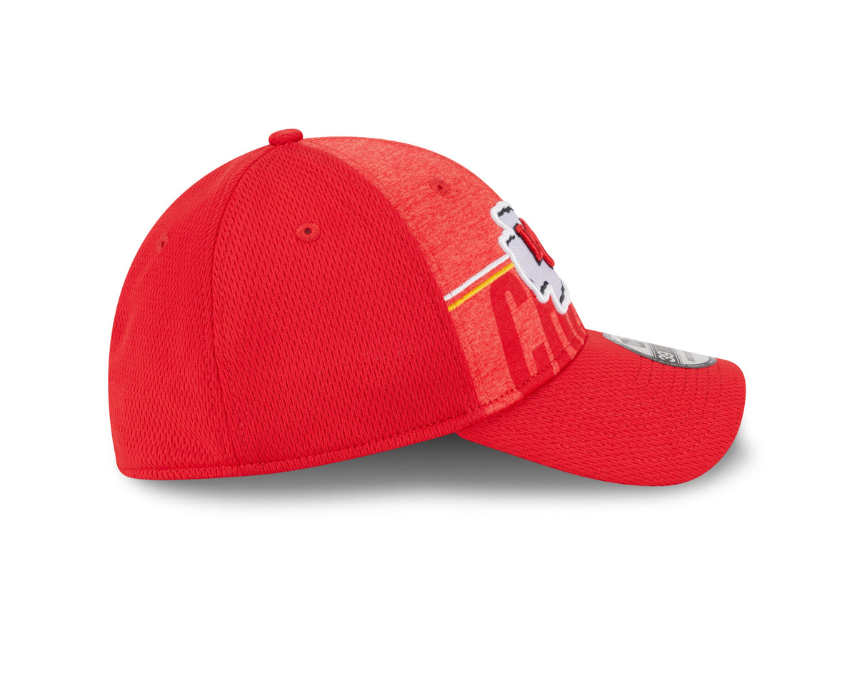 Kansas City Chiefs New Era NFL 2023 Training Camp Red Primary Logo 39THIRTY Flex Fit Hat for Men product image 5, provided