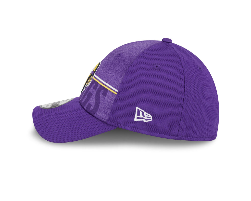 Minnesota Vikings New Era NFL 2023 Training Camp Purple Primary Logo 39THIRTY Flex Fit Hat for Men product image 5, provided