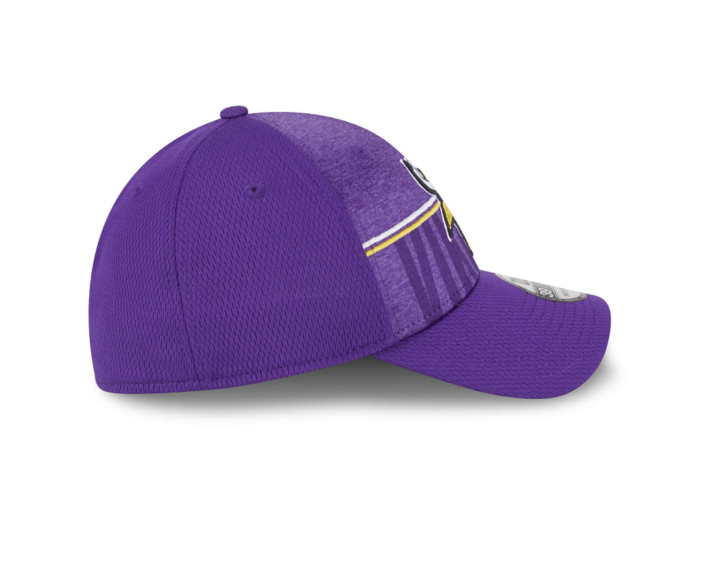 Minnesota Vikings New Era NFL 2023 Training Camp Purple Primary Logo 39THIRTY Flex Fit Hat for Men product image 6, provided