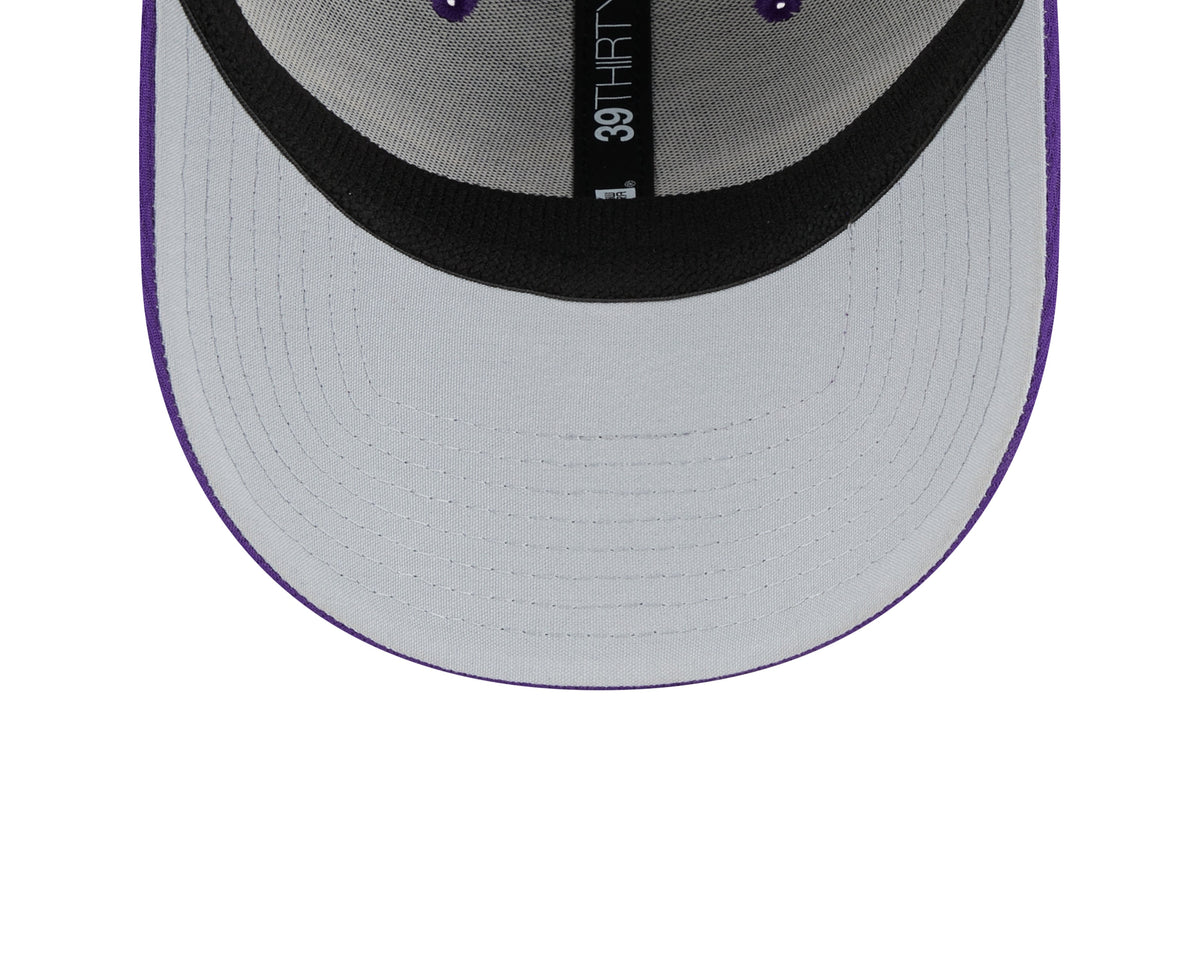 Minnesota Vikings New Era NFL 2023 Training Camp Purple Primary Logo 39THIRTY Flex Fit Hat for Men product image 8, provided