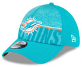 Miami Dolphins New Era NFL 2023 Training Camp Aqua Primary Logo 39THIRTY Flex Fit Hat for Men product image 1, provided for
