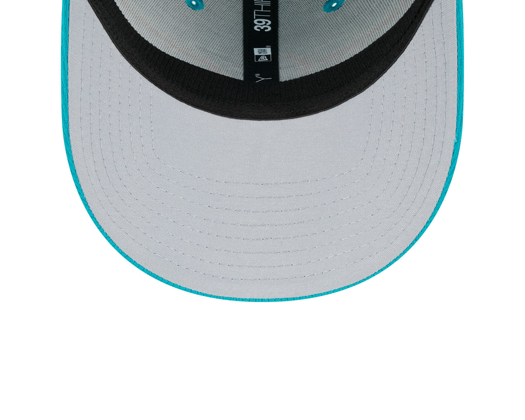Miami Dolphins New Era NFL 2023 Training Camp Aqua Primary Logo 39THIRTY Flex Fit Hat for Men product image 7, provided for