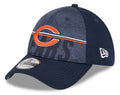 Chicago Bears New Era NFL 2023 Training Camp Navy Primary Logo 39THIRTY Flex Fit Hat for Men product image 1, provided for