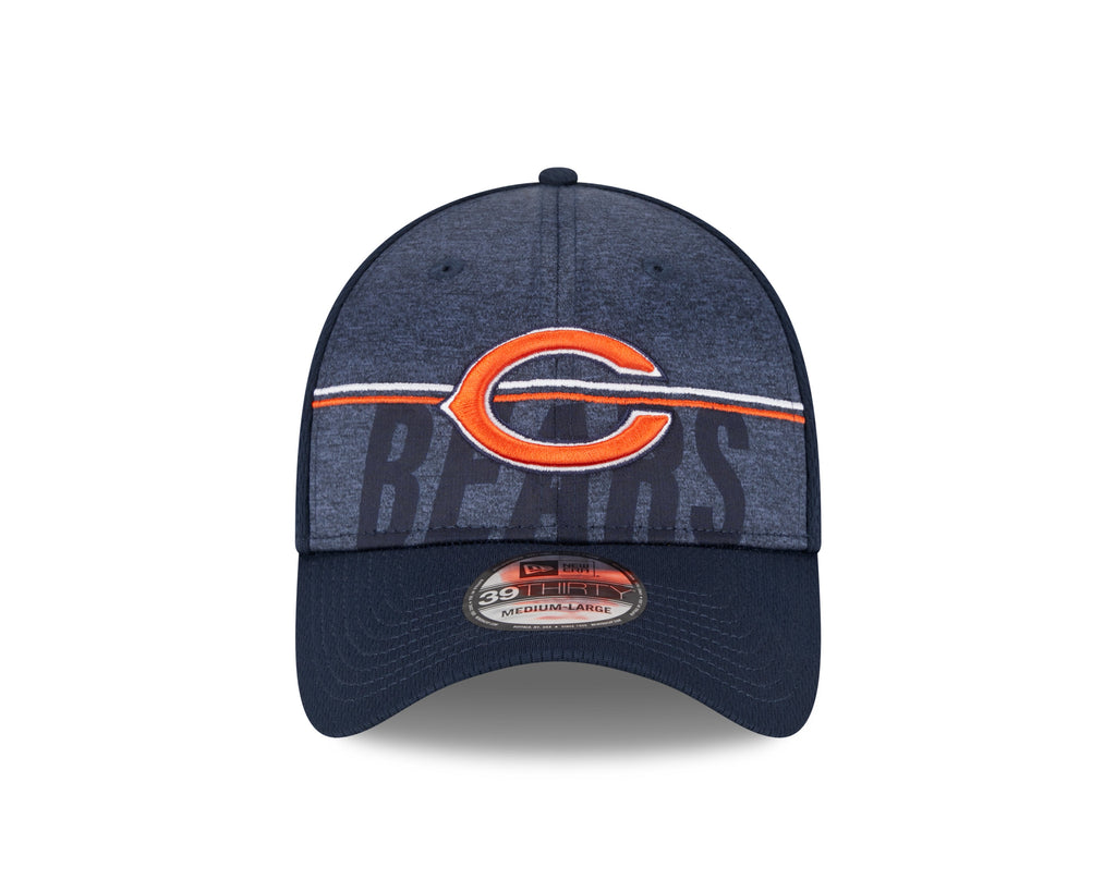 Chicago Bears New Era NFL 2023 Training Camp Navy Primary Logo 39THIRTY Flex Fit Hat for Men product image 2, provided for
