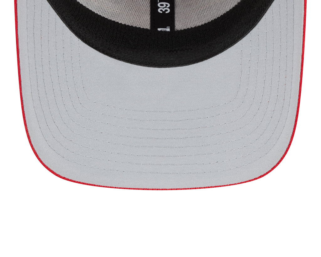 Tampa Bay Buccaneers New Era NFL 2023 Training Camp Red Throwback Logo 39THIRTY Flex Fit Hat for Men product image 7,