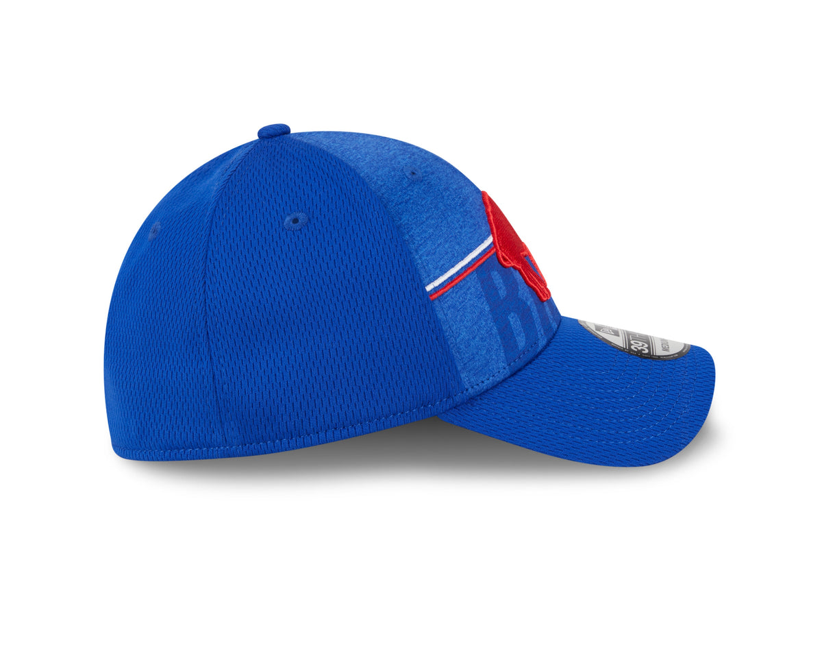 Buffalo Bills New Era NFL 2023 Training Camp Royal Blue Throwback Logo 39THIRTY Flex Fit Hat for Men product image 4,