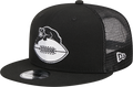 Chicago Bears New Era 1946 Black and White Trucker 9FIFTY Snapback Hat product image 1, provided for visual reference and