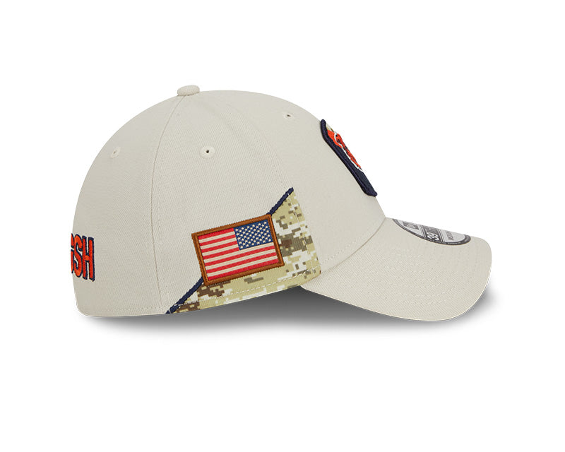 Chicago Bears New Era Stone 2023 Salute to Service Primary Logo 39THIRTY Flex Hat for Men product image 4, provided for