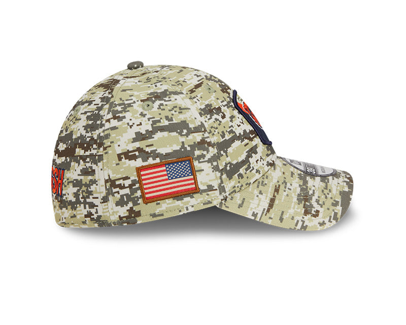 Chicago Bears New Era Camo 2023 Salute to Service Primary Logo 39THIRTY Flex Hat for Men product image 4, provided for