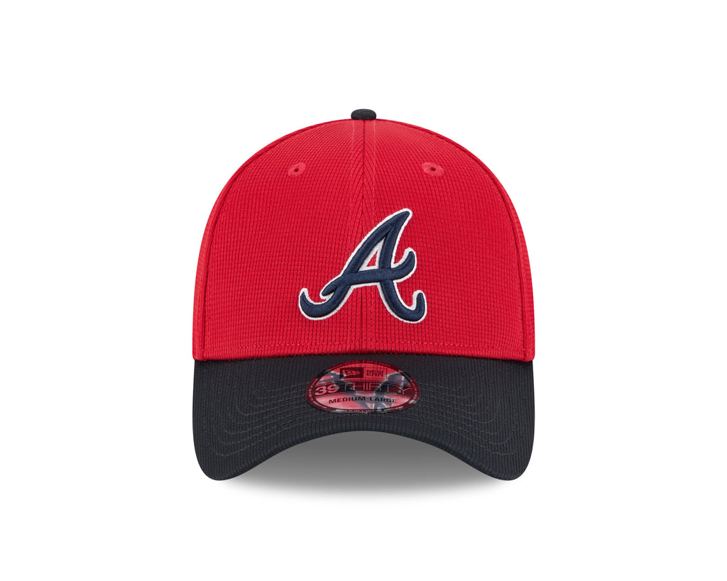 Atlanta Braves New Era Red 2025 Spring Training 39THIRTY Flex-Fit Hat for Men product image 2, provided for visual reference