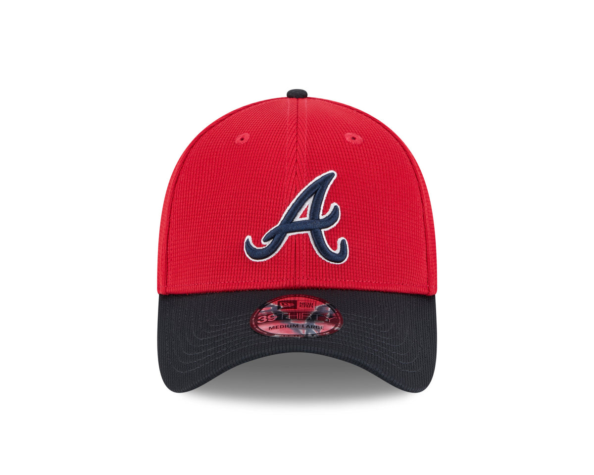 Atlanta Braves New Era Red 2025 Spring Training 39THIRTY Flex-Fit Hat for Men product image 2, provided for visual reference