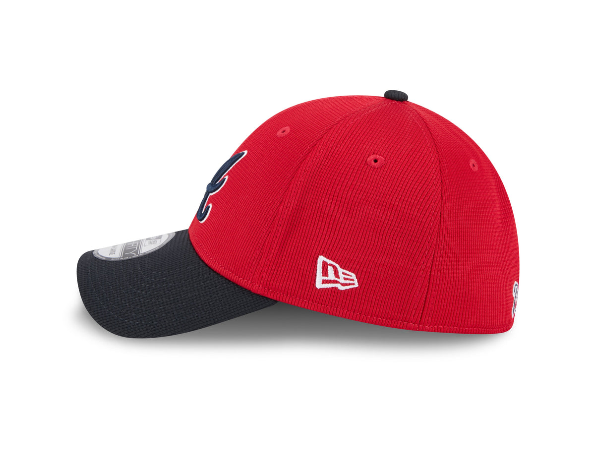 Atlanta Braves New Era Red 2025 Spring Training 39THIRTY Flex-Fit Hat for Men product image 4, provided for visual reference