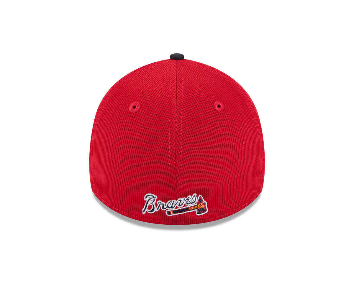 Atlanta Braves New Era Red 2025 Spring Training 39THIRTY Flex-Fit Hat for Men product image 6, provided for visual reference