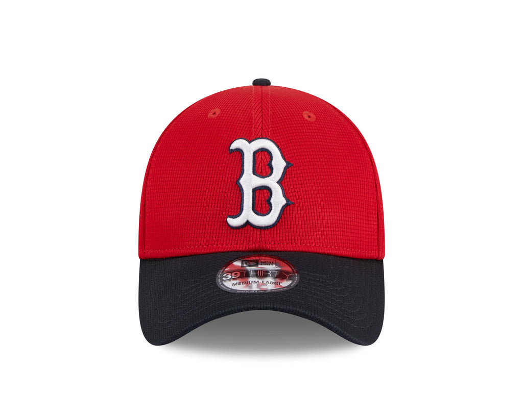Boston Red Sox New Era Red 2025 Spring Training 39THIRTY Flex-Fit Hat for Men product image 2, provided for visual reference