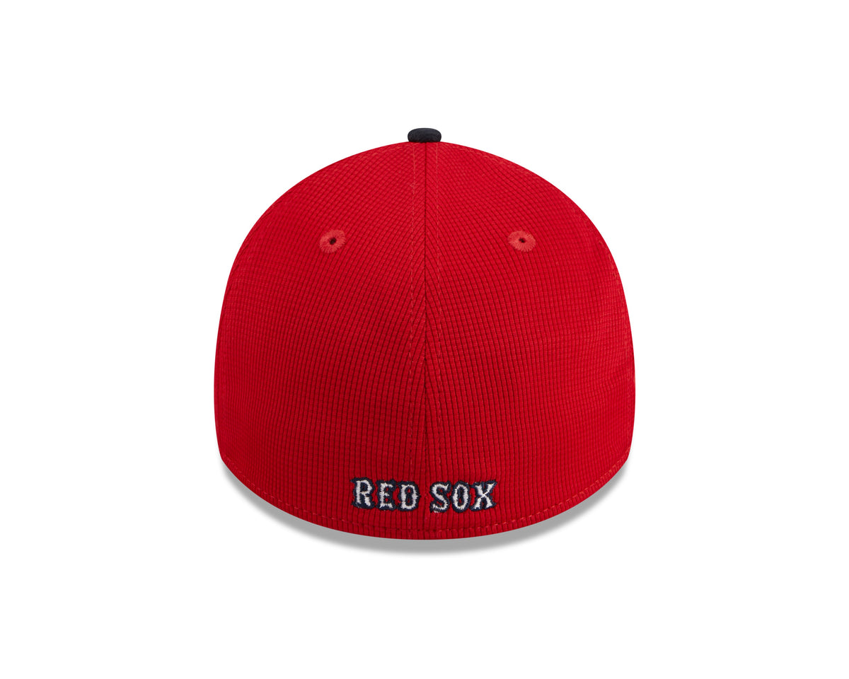 Boston Red Sox New Era Red 2025 Spring Training 39THIRTY Flex-Fit Hat for Men product image 6, provided for visual reference