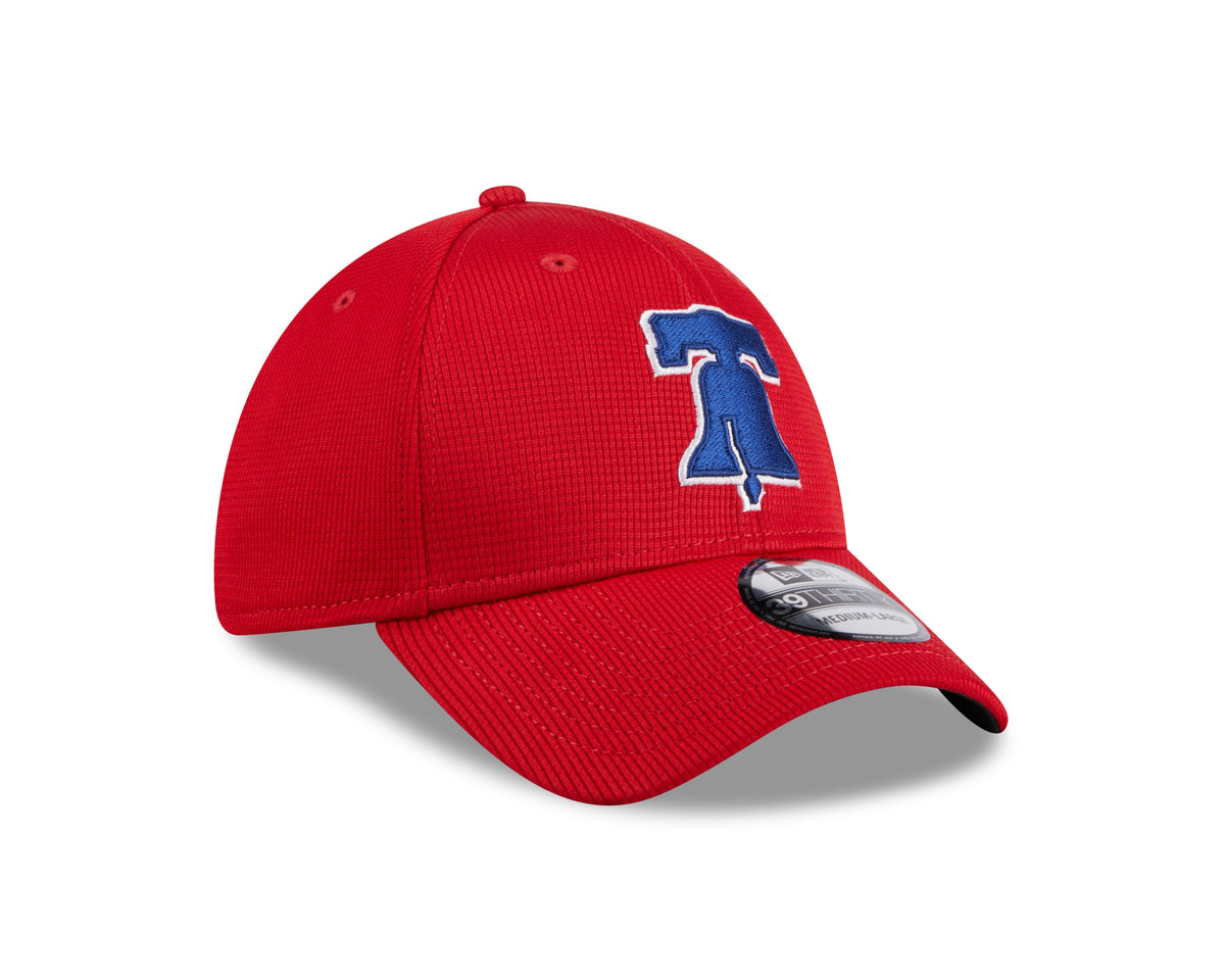 Philadelphia Phillies New Era Red 2025 Spring Training 39THIRTY Flex-Fit Hat for Men product image 3, provided for visual