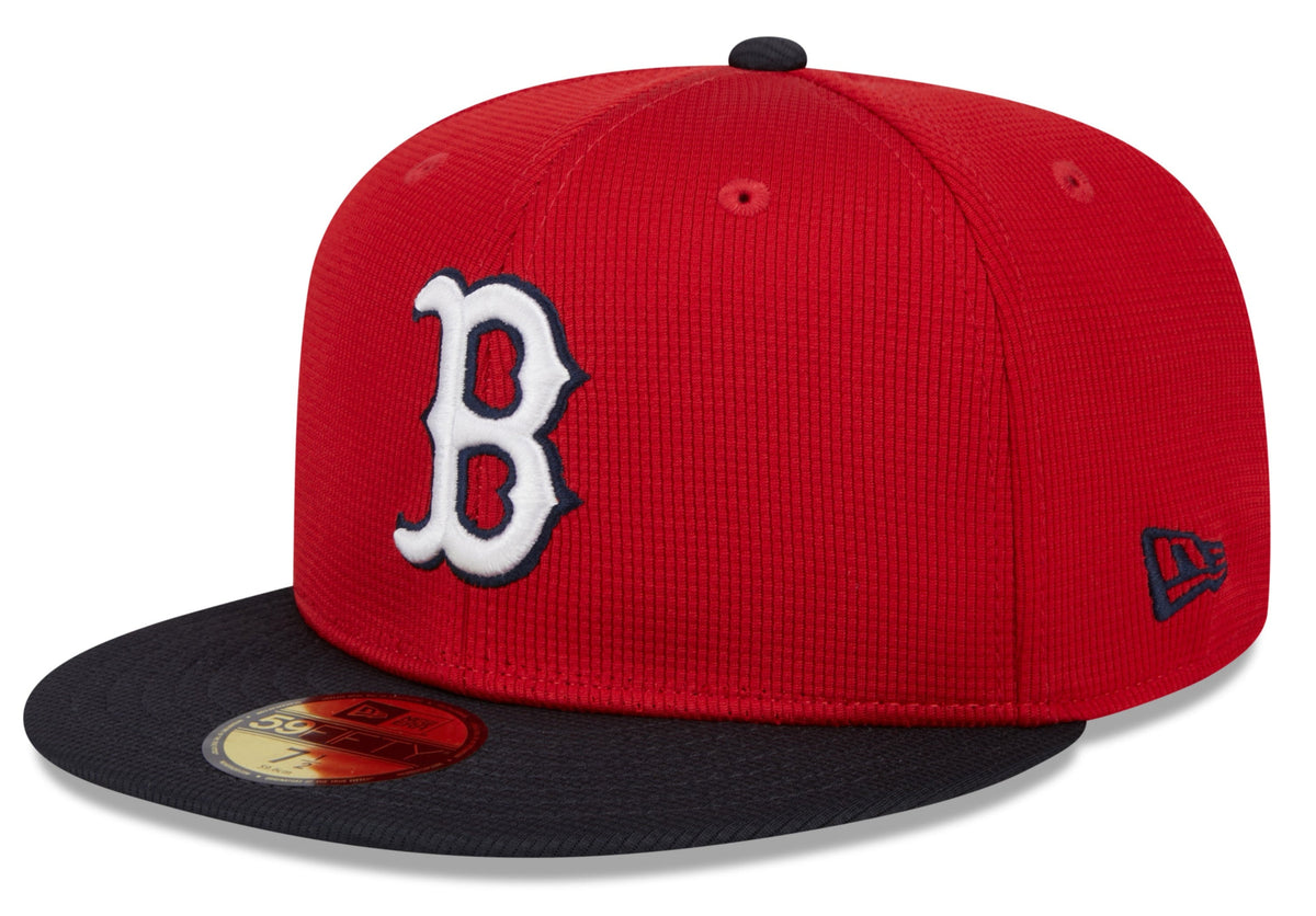 Boston Red Sox New Era Red/Navy 2025 Spring Training 59FIFTY Fitted Hat product image 1, provided for visual reference and