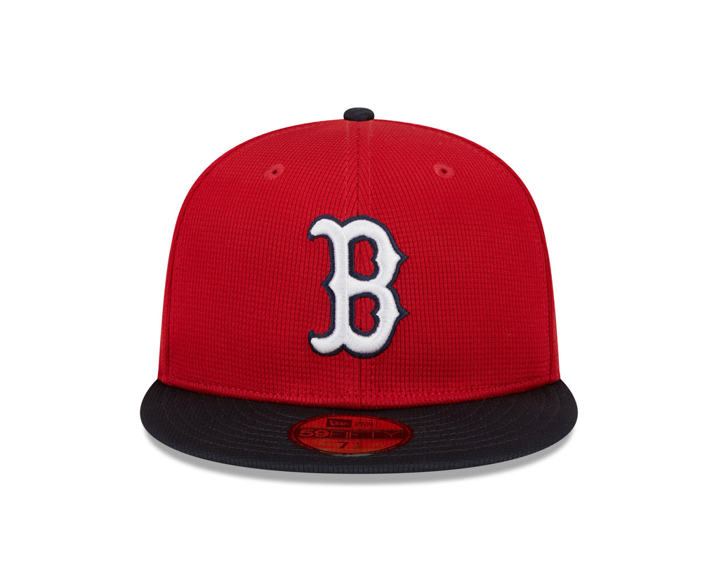 Boston Red Sox New Era Red/Navy 2025 Spring Training 59FIFTY Fitted Hat product image 2, provided for visual reference and