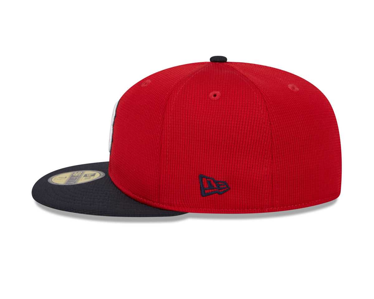 Boston Red Sox New Era Red/Navy 2025 Spring Training 59FIFTY Fitted Hat product image 4, provided for visual reference and
