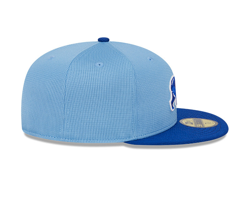 Chicago Cubs New Era Blue Spring Training 59FIFTY Fitted Hat product image 5, provided for visual reference and product