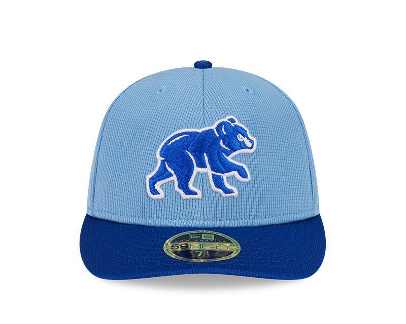 Chicago Cubs New Era Blue Spring Training Low Profile 59FIFTY Fitted Hat product image 2, provided for visual reference and